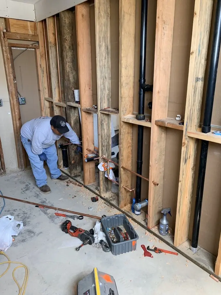 Commercial rough-in plumbing for Gas Line Repair in Hardage Farm